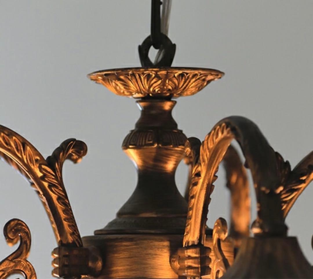 ジョグジャ　Jogjakarta ５灯シャンデリア