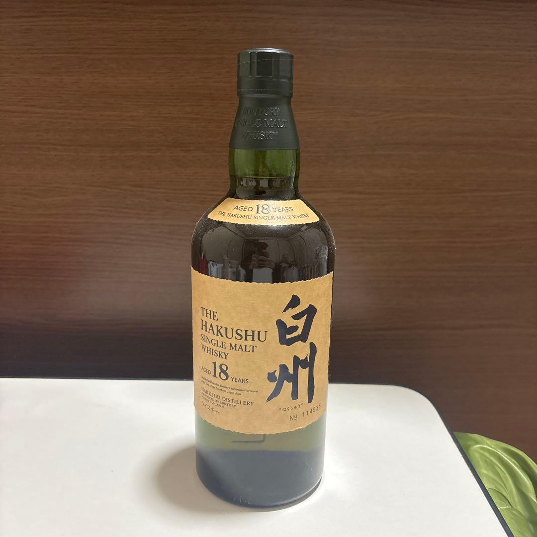 正規品　白州 18年 シングルモルトウイスキー 700ml