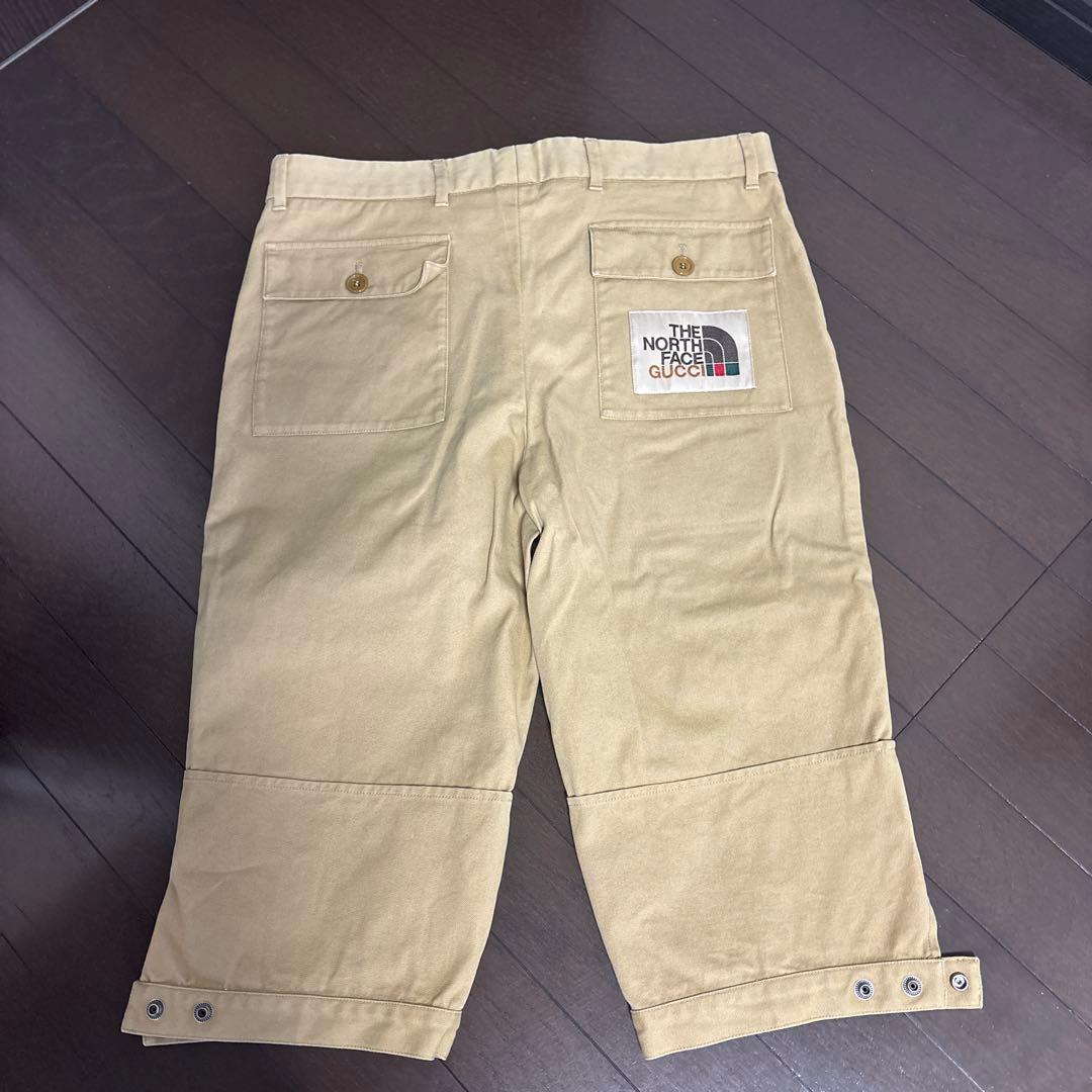 【超美品】THE NORTH FACE x GUCCI ベージュショートパンツ