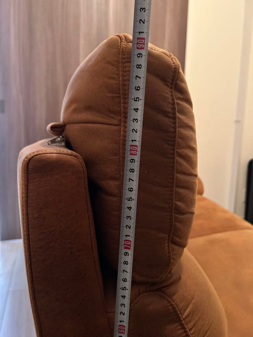 ブラウン 2.5人掛けソファ