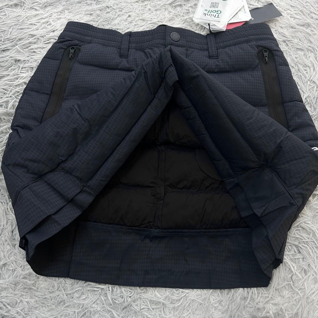 新品　パーリーゲイツ　セットアップ　ジャケット　中綿　スカート　ネイビー　M