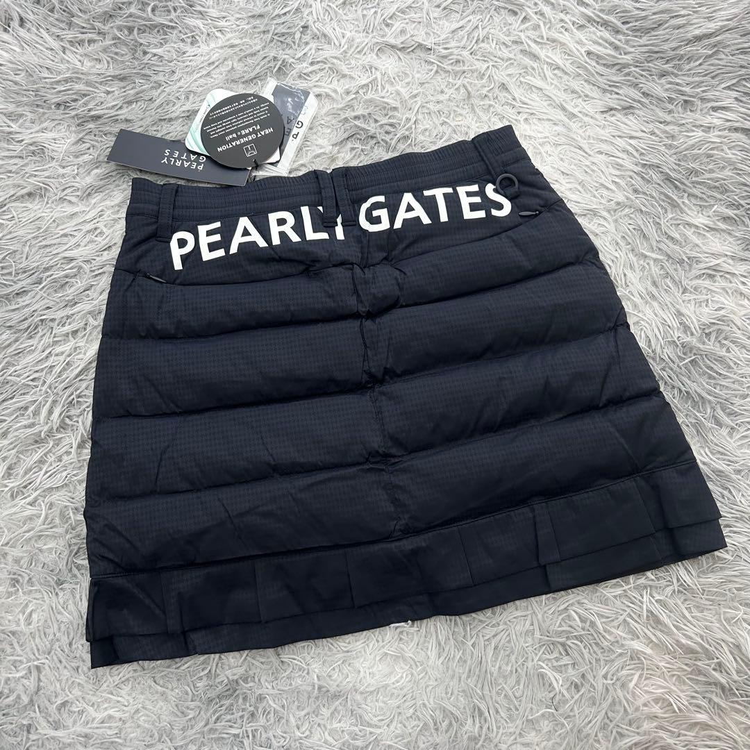 新品　パーリーゲイツ　セットアップ　ジャケット　中綿　スカート　ネイビー　M