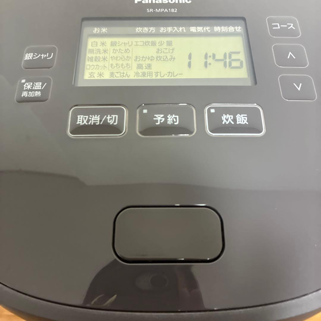 Panasonic 可変圧力IH炊飯器 SR-MPA182 1升炊き ブラウン