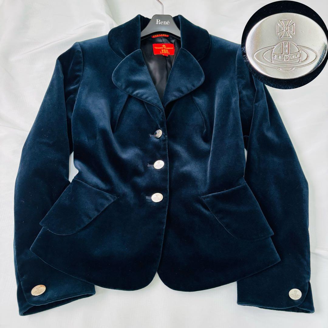 極美品 希少！ ヴィヴィアンウエストウッド ベッティーナジャケット ベロア 別珍