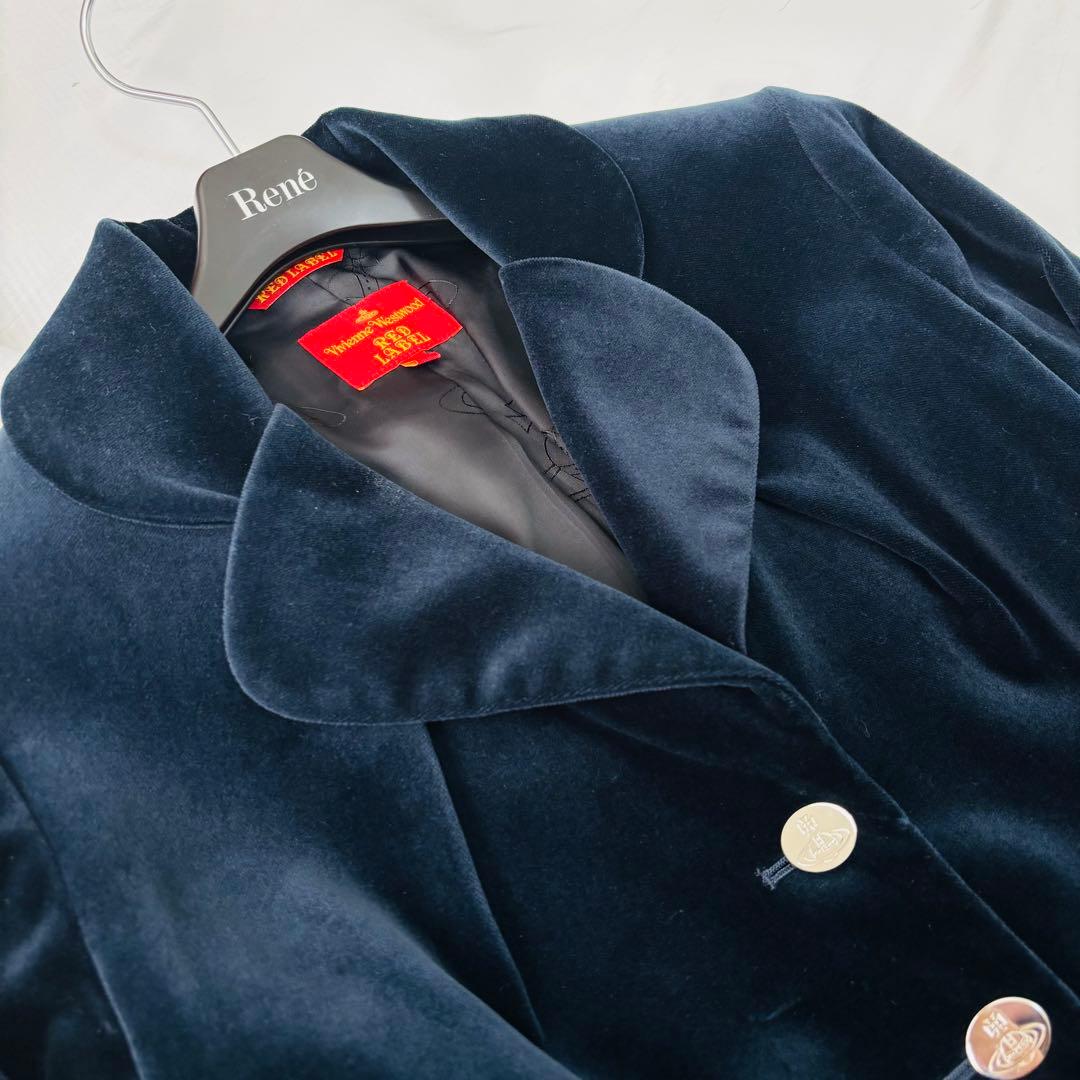 極美品 希少！ ヴィヴィアンウエストウッド ベッティーナジャケット ベロア 別珍