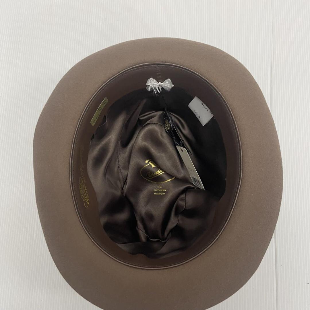 新品53096正規品ボルサリーノメンズ60cmブラウン系ファーフェルトハット