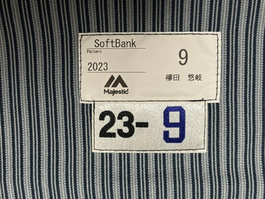 【柳田悠岐】ダブルアニバーサリー プレイヤーズコレクタブルユニフォーム