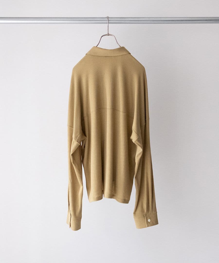 ancellm CAS/SIL KIMONO KNIT SHIRT ニットシャツ