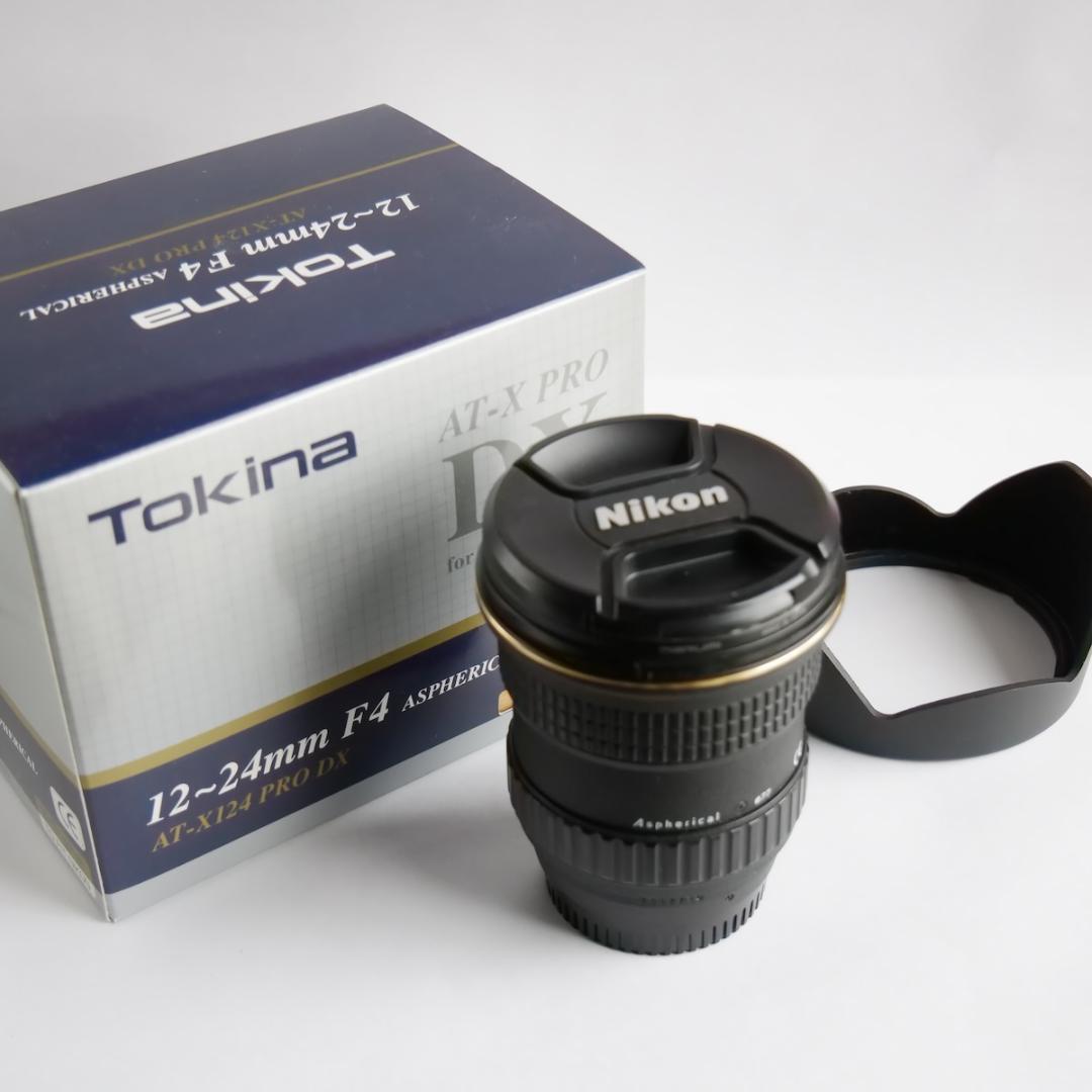 Tokina AT-X124 PRO DX 2/N Nikon用 プロテクター付