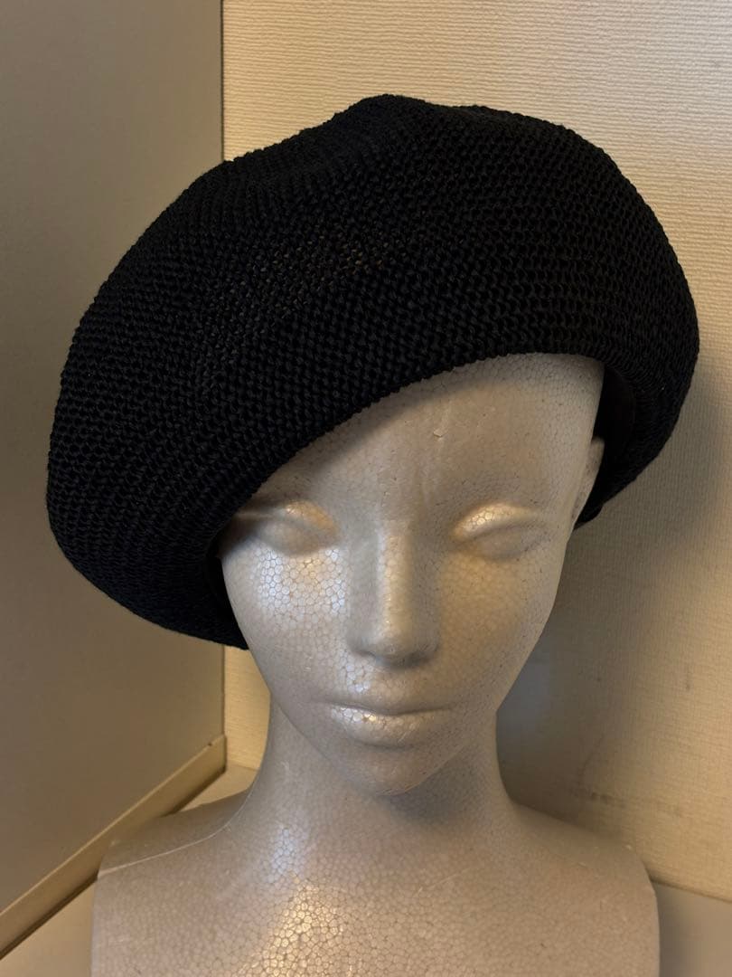 CA4LA/帽子/コラボ/VICTIM/別注/麦わら/ベレー/限定/メッシュ/黒