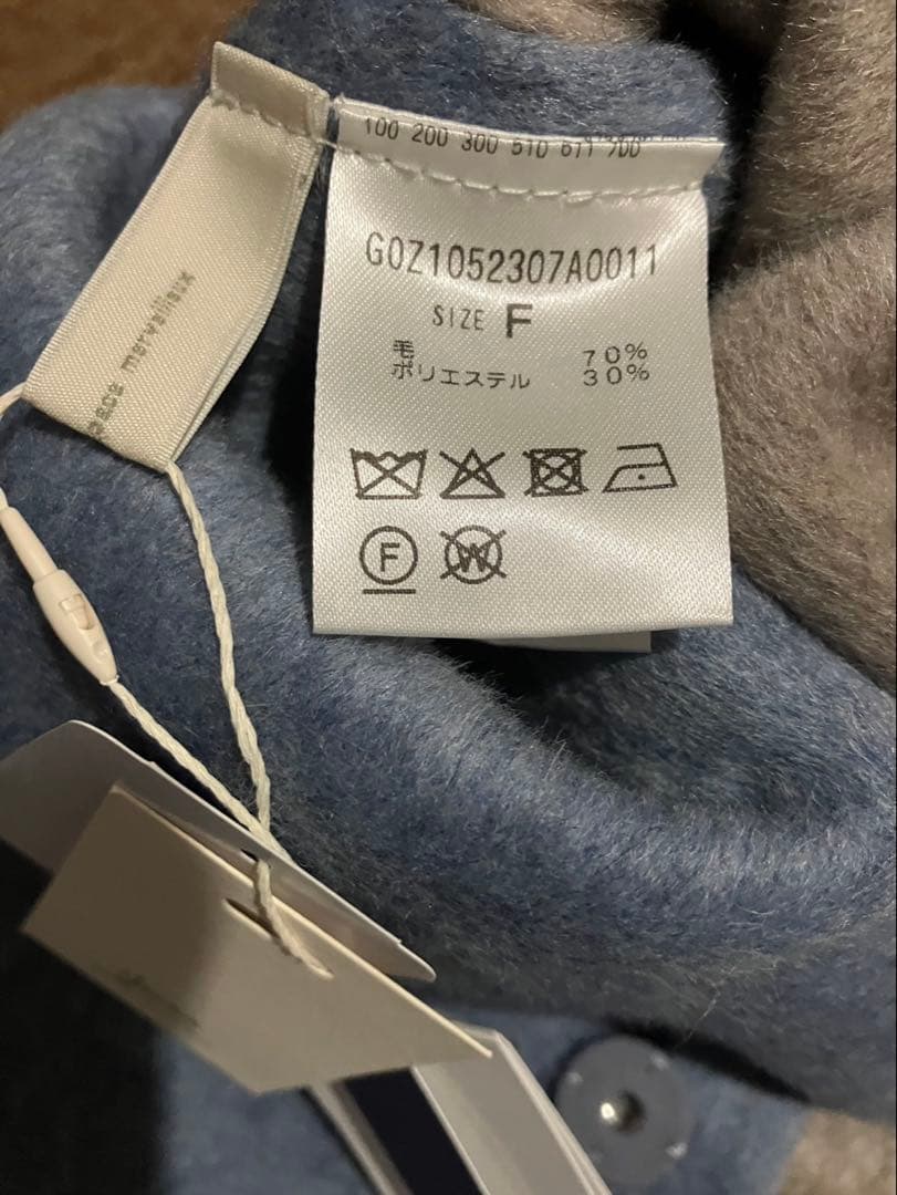 ジェナエスパスメルヴェイユ2WAYふんわり上質リバーシブルコクーンジャケット