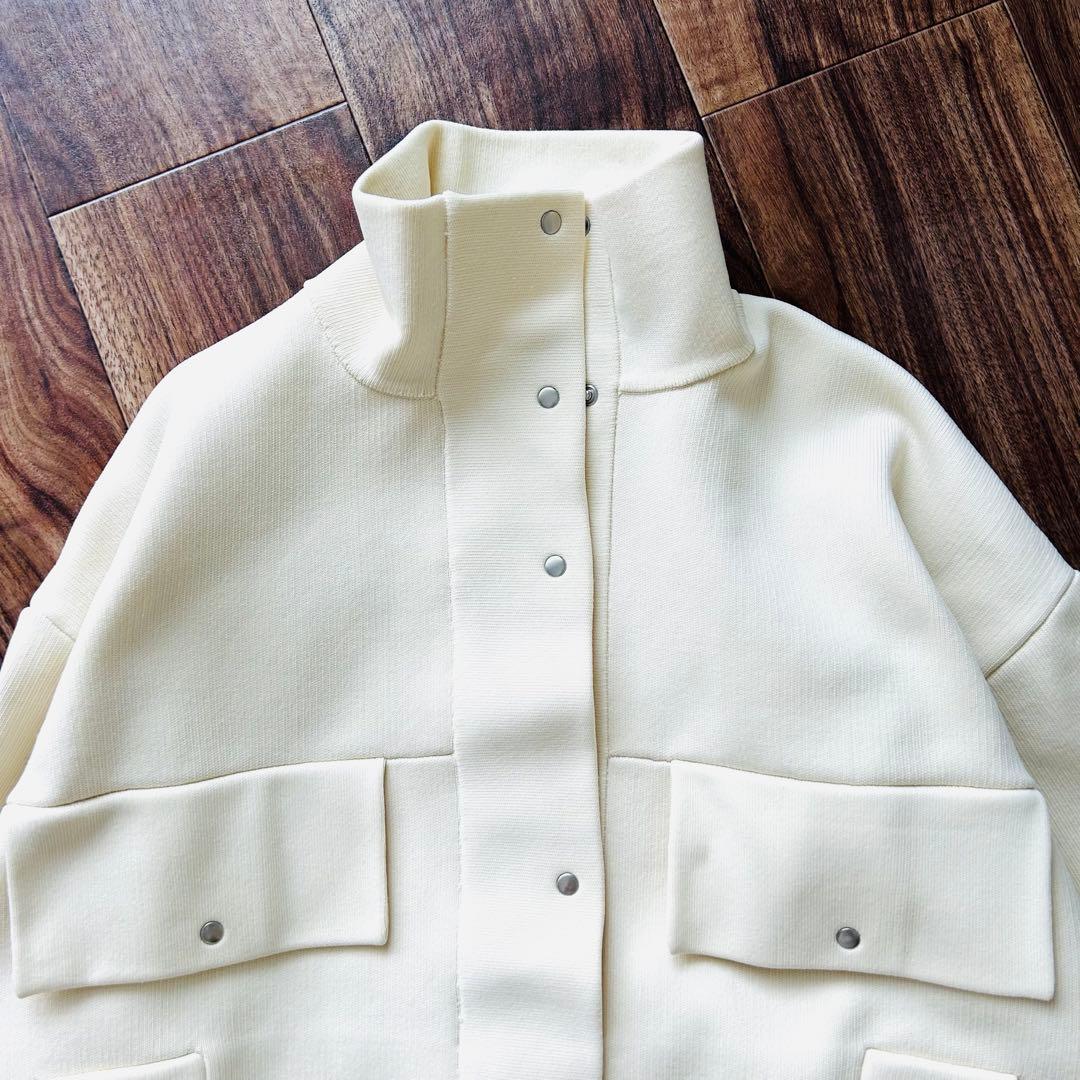 ADAM ET ROPÉ WEB限定スムースジャージブルゾン 春秋アウター