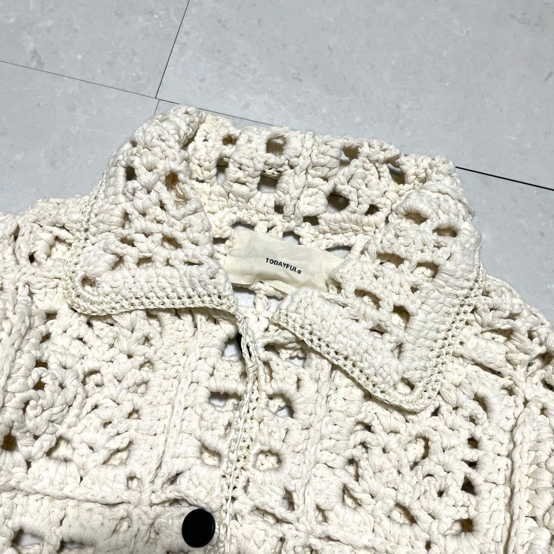 TODAYFUL Crochet Knit Shirts クロシェニットシャツ