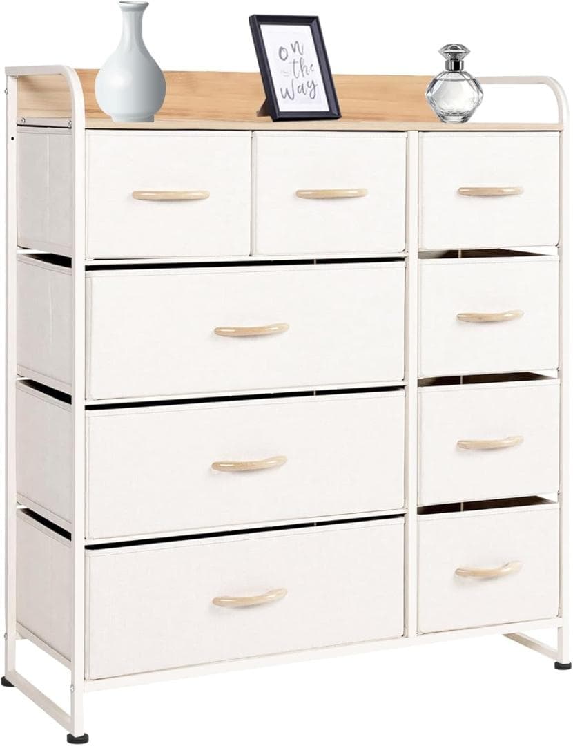 【R1394】タンス 収納 チェスト 布製 引き出し 洋服タンス 4段