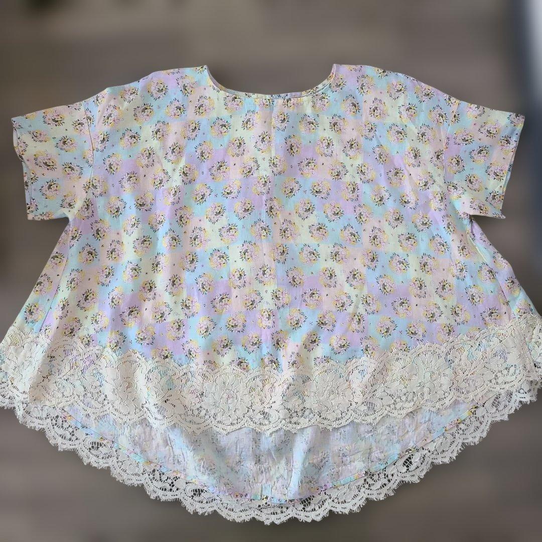 フランシュリッペ　麻のチュニック　3L