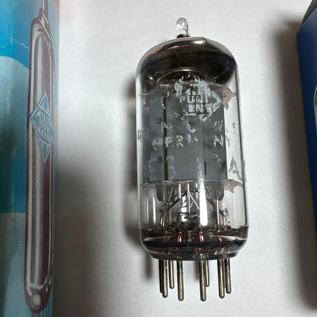 真空管 ECC83 テレフンケン，JJ×2本，ECC82×2本 メーカー不明
