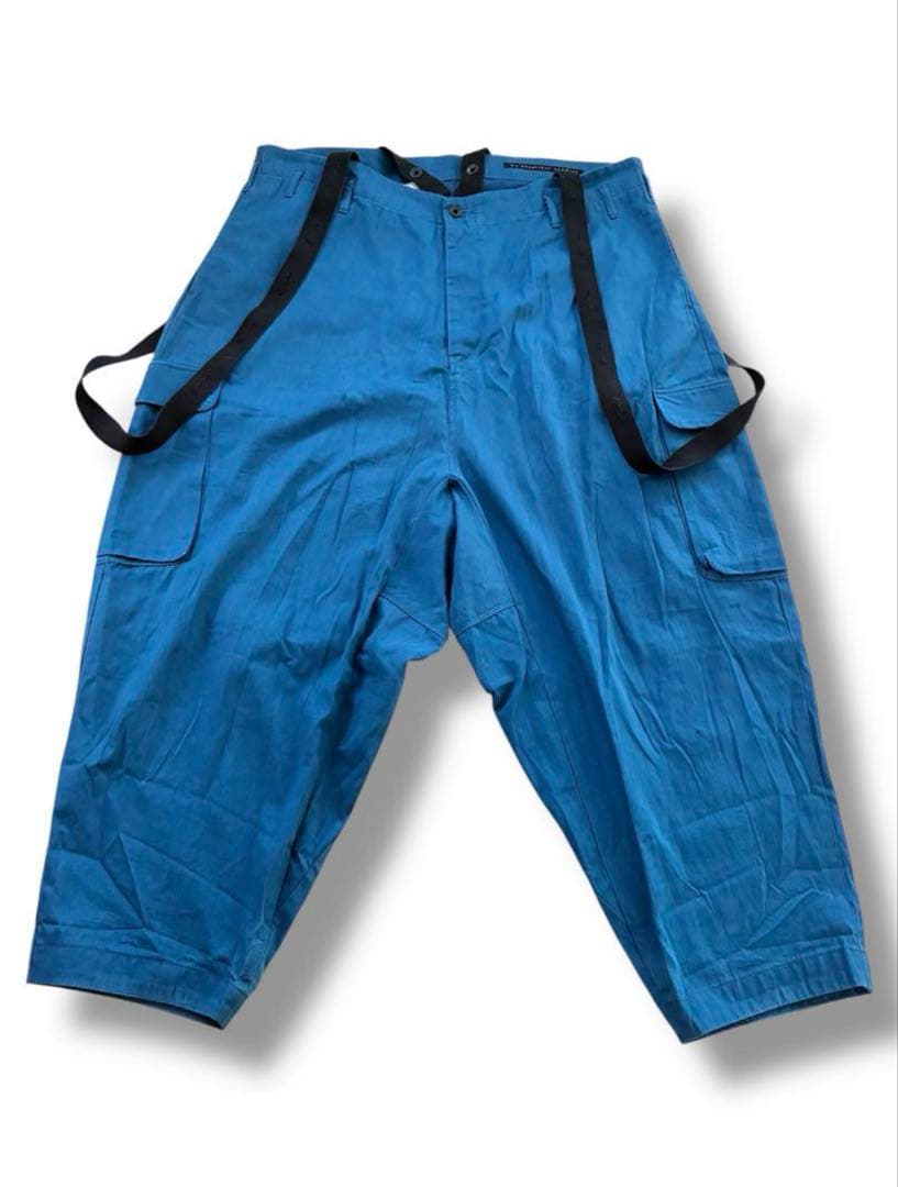 【17AW my beautiful landlet サスペンダービッグパンツ】