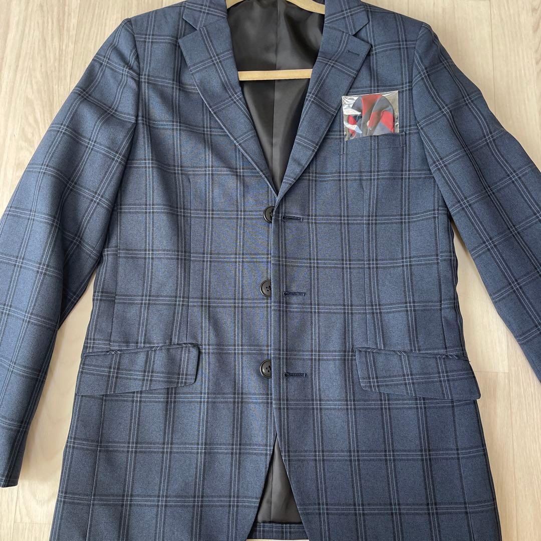 キッズ　フォーマル　スーツ170 cm 5点セット　ネイビー　紺