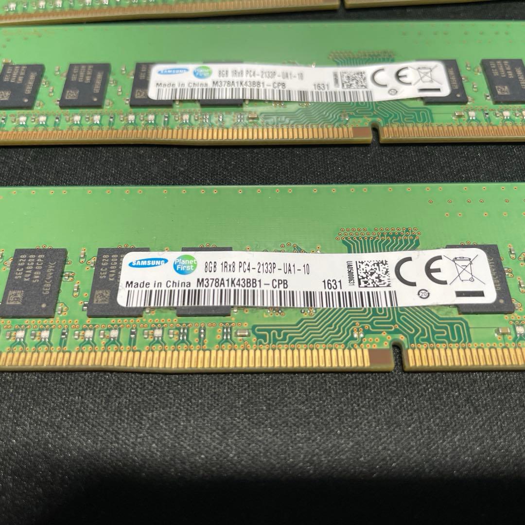 SAMSUNG DDR4 32GBメモリ (8GB×4枚セット)