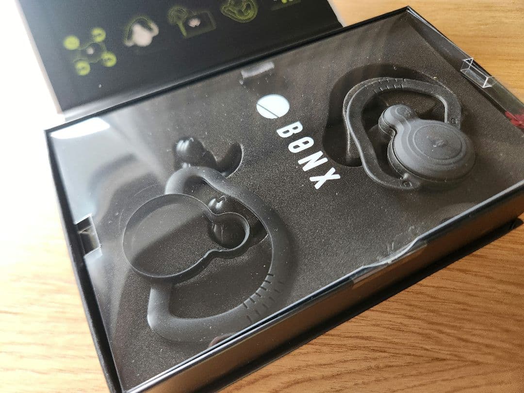 BONX GRIP ブラック ワイヤレスイヤホン