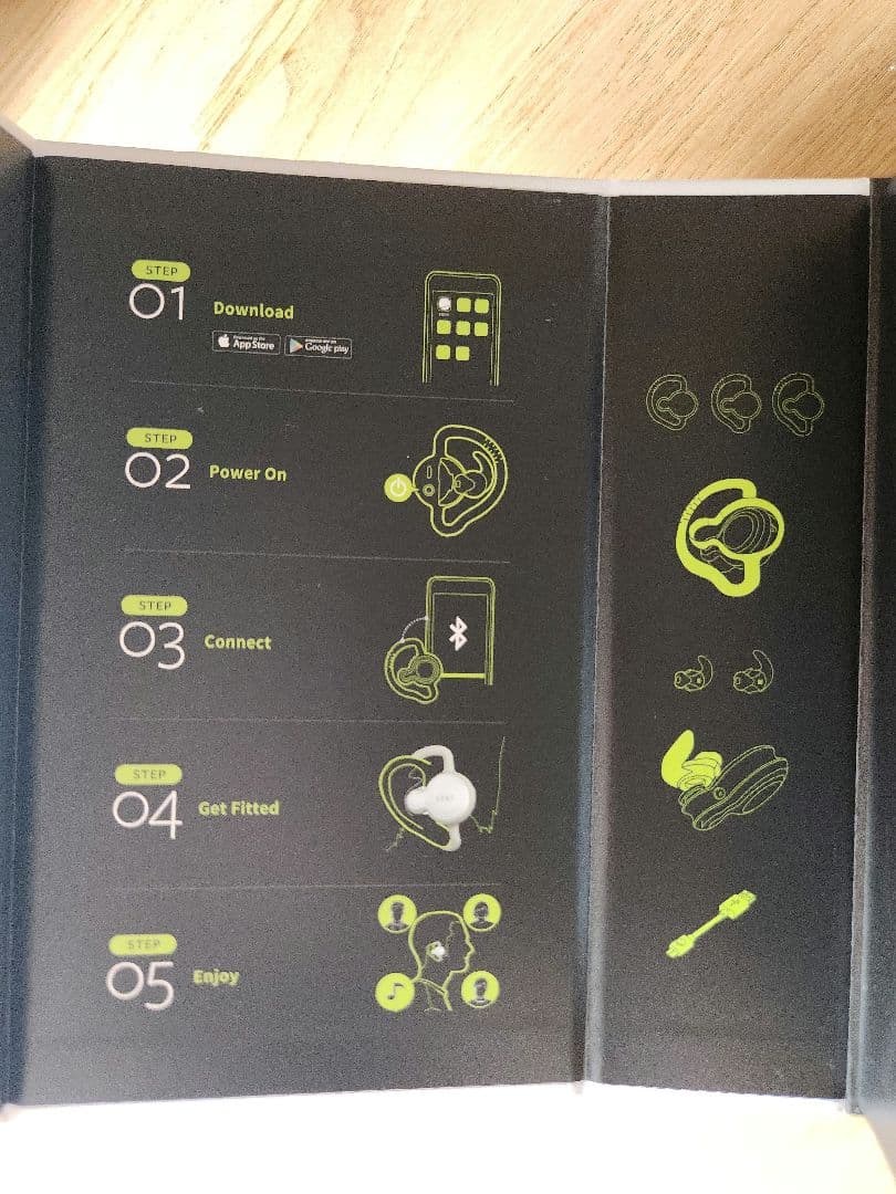 BONX GRIP ブラック ワイヤレスイヤホン