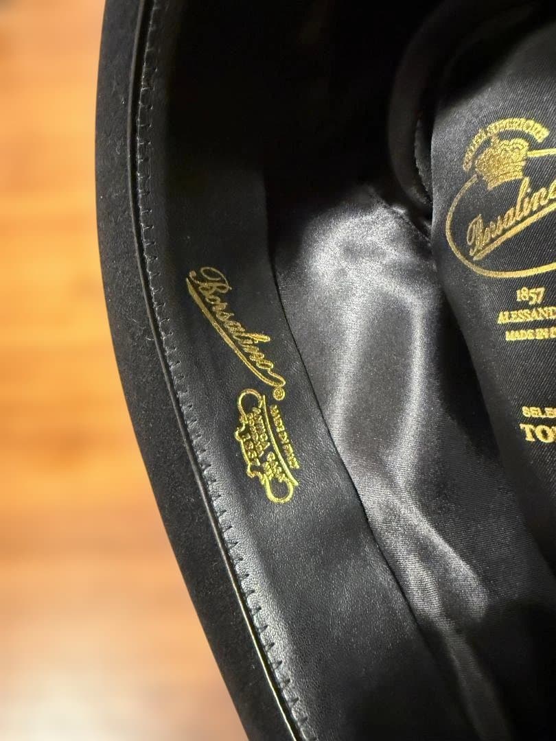 ボルサリーノ　黒 約６０cm前後