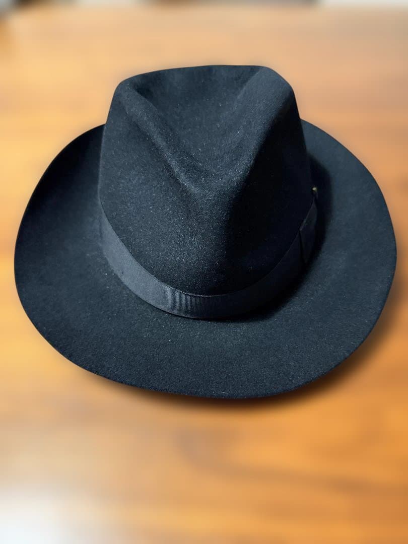 ボルサリーノ　黒 約６０cm前後