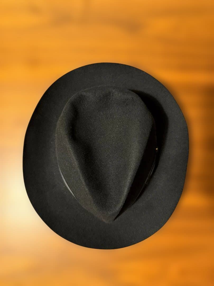 ボルサリーノ　黒 約６０cm前後