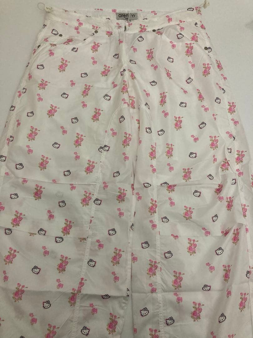 Hello Kitty × Open YY Parachute Pants