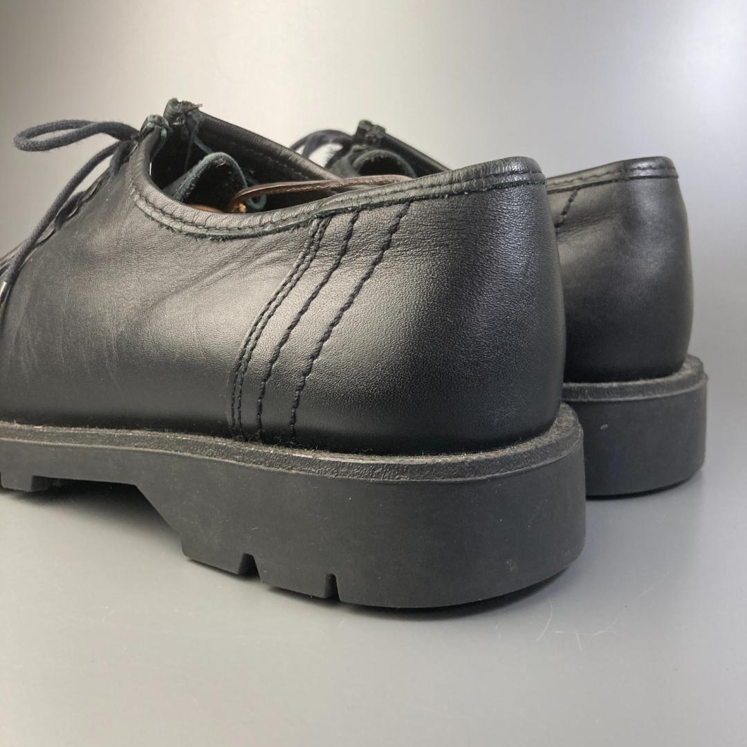 【極美品】フランス製　KLEMAN　チロリアン　ブラック　モカシンレザーシューズ