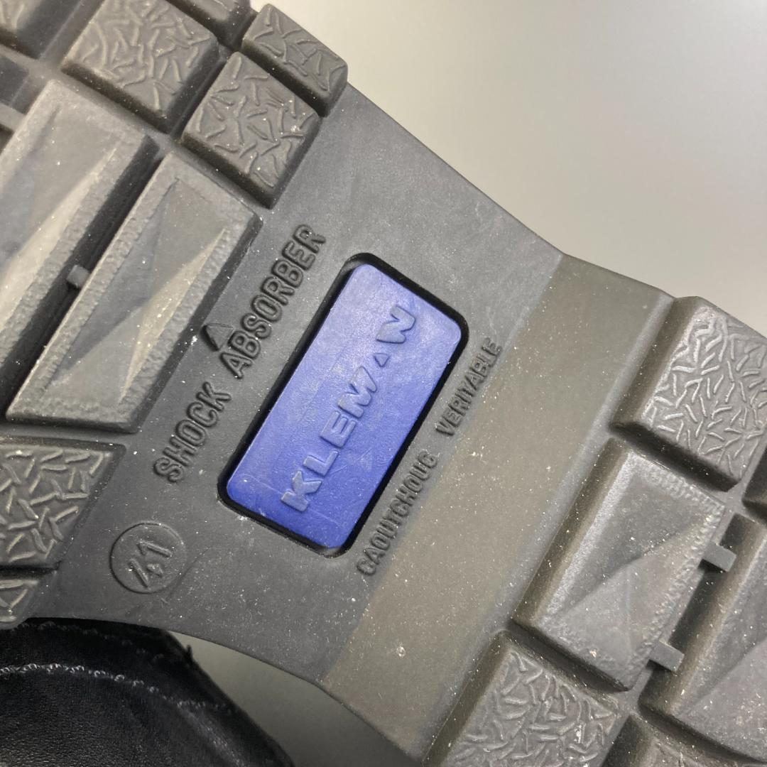 【極美品】フランス製　KLEMAN　チロリアン　ブラック　モカシンレザーシューズ