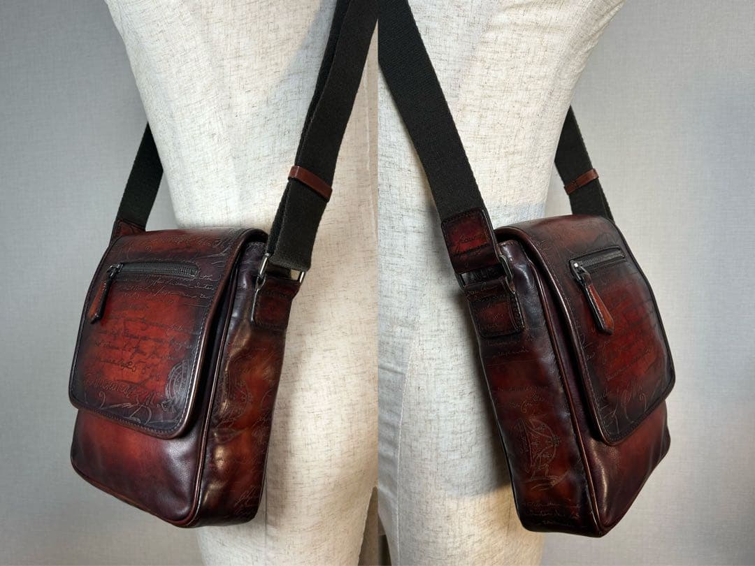 廃盤52万円　Berluti ジュールJ ショルダーバッグ スクリット