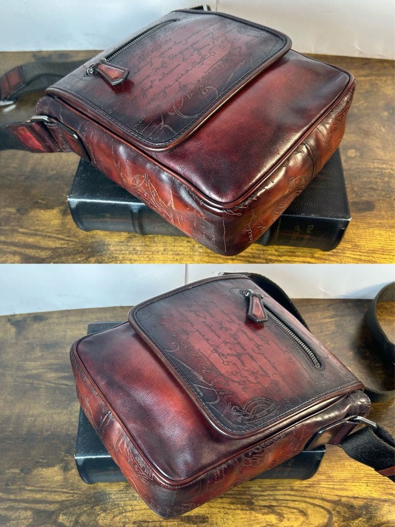 廃盤52万円　Berluti ジュールJ ショルダーバッグ スクリット