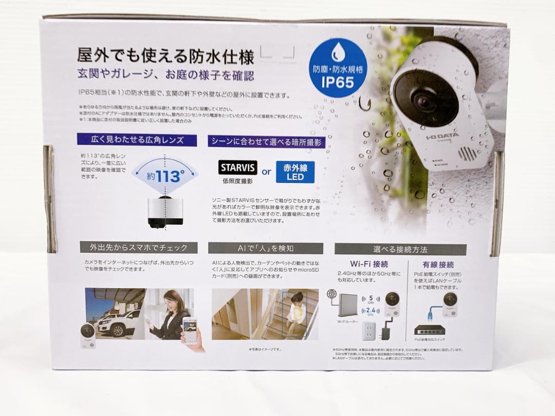 I-O DATA Qwatch TS-NA230WP 防犯カメラ