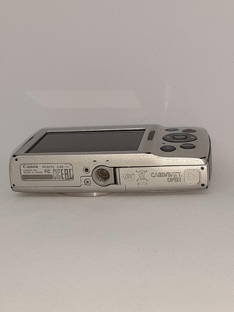 【ジャンク】キャノン Canon IXY 180 シルバー デジタルカメラ