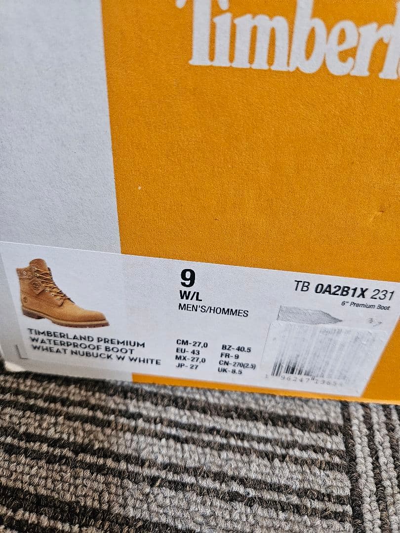 Timberland プレミアム防水ブーツ 9 W/L