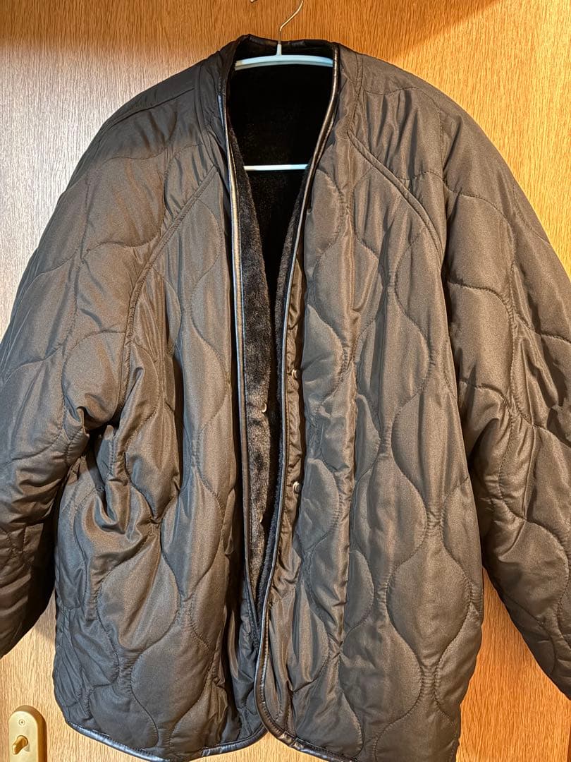 MimiWCJひょうたんキルトリバーシブルジャケット ブラック