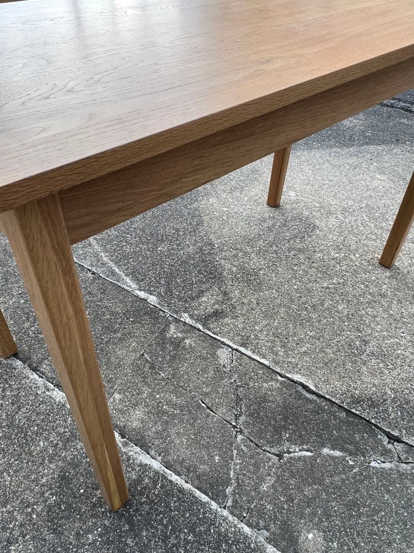 無印良品 学習机 木製デスク オーク材 2