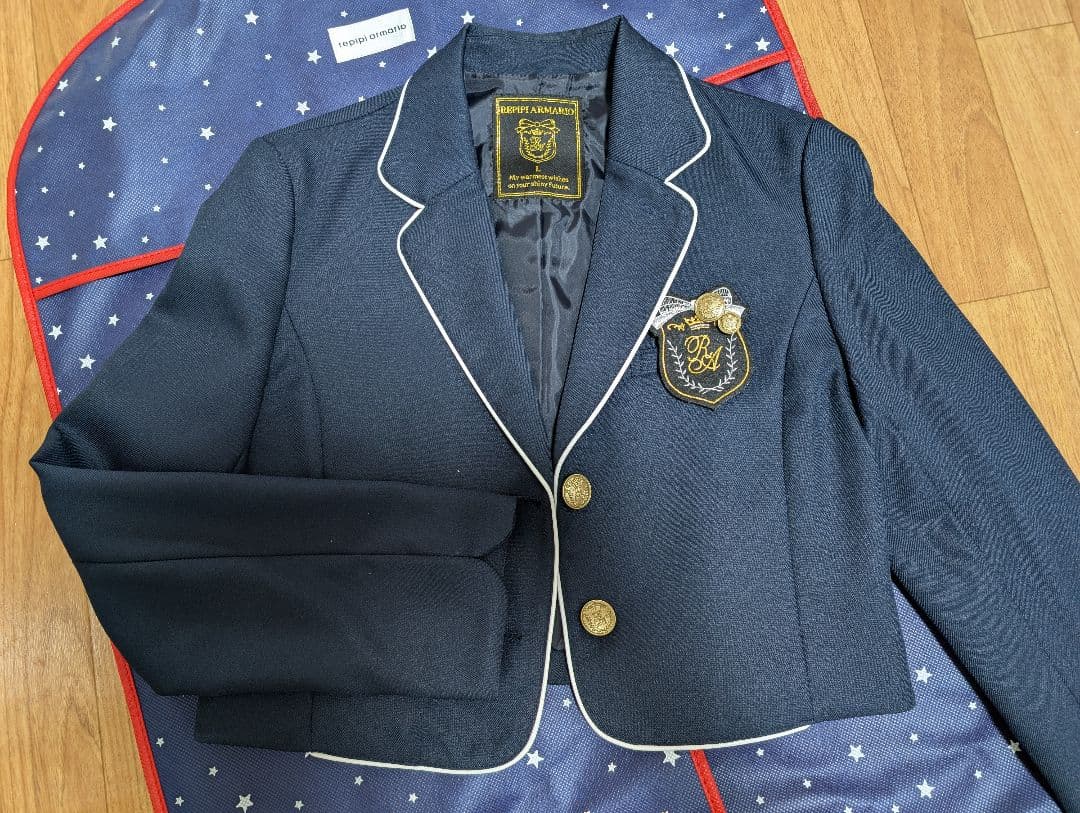 ☆美品☆REPIPI ARMARIO レピピ卒服 Lサイズ160cm ネイビー