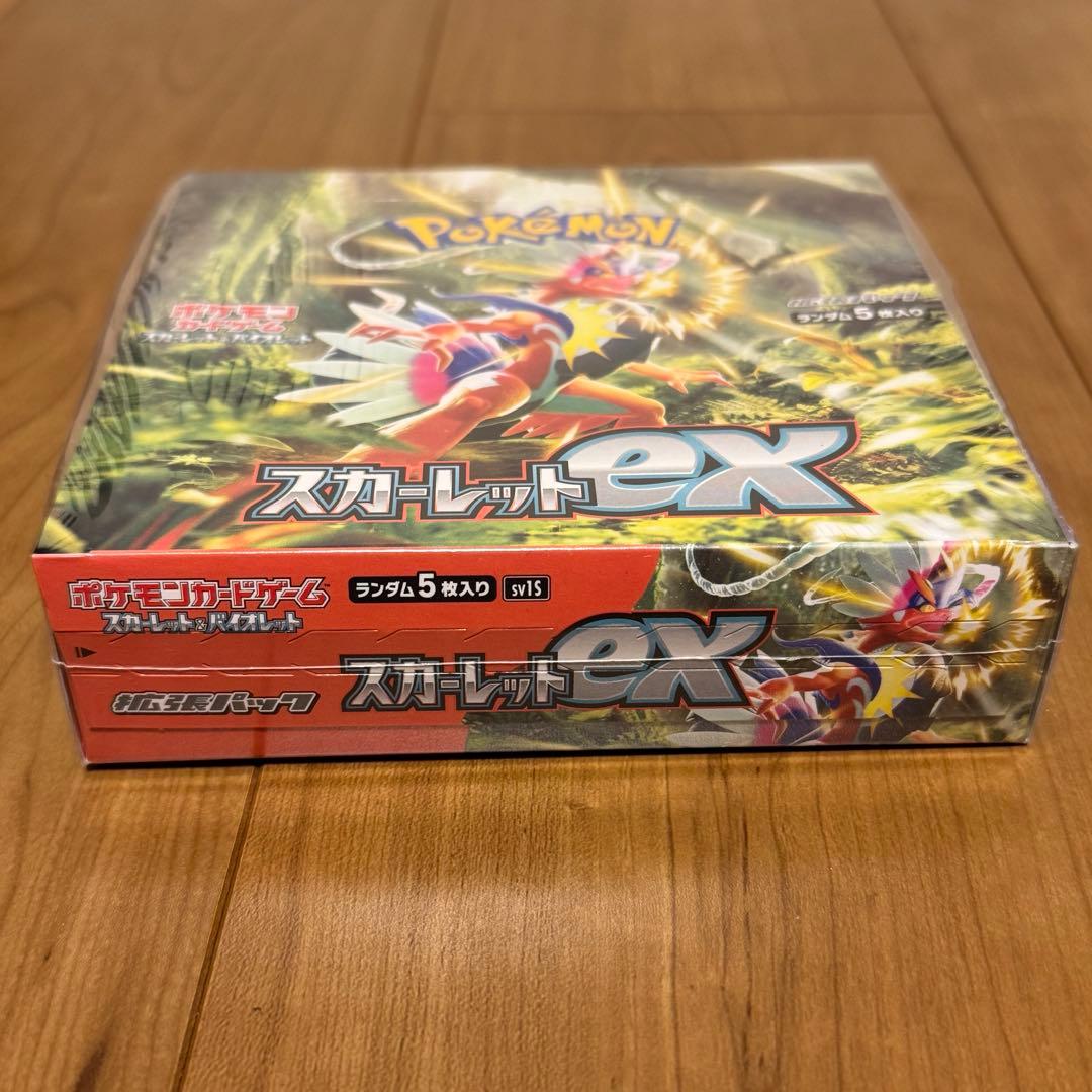 ポケモンカードスカーレットexシュリンク付き1 BOX