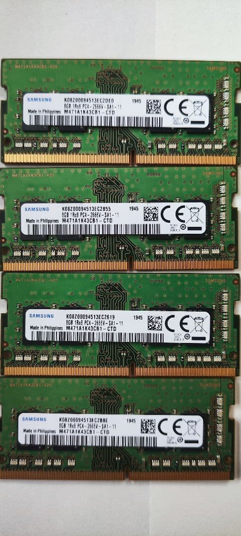 あ*ん様 【合計64GB】Samsung DDR4-2666 8GB×8枚セット