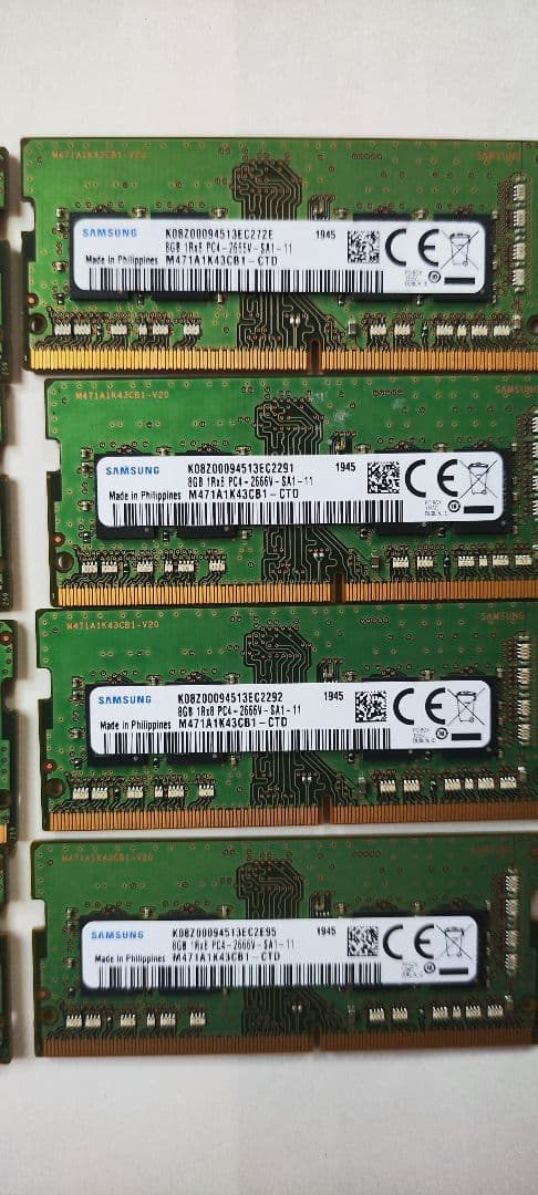 あ*ん様 【合計64GB】Samsung DDR4-2666 8GB×8枚セット