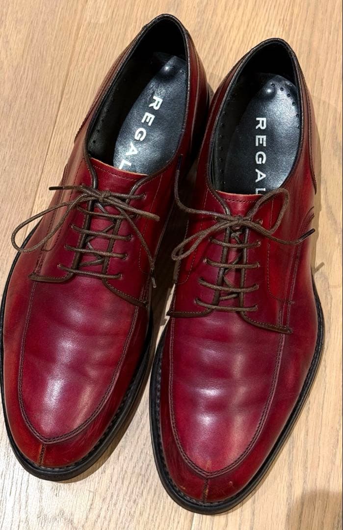 REGAL バーガンディ ドレスシューズ 25.5cm