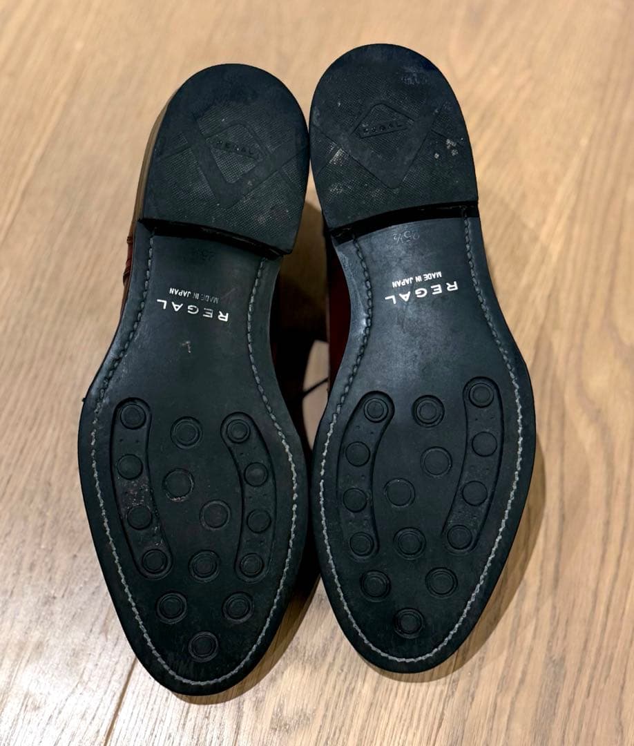 REGAL バーガンディ ドレスシューズ 25.5cm