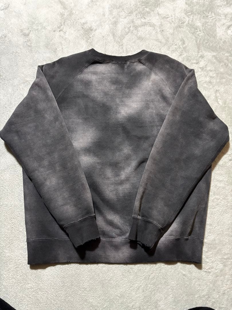 アットダーティー　DIRTY FIRE SWEAT\" ダメージ加工 フェード加工