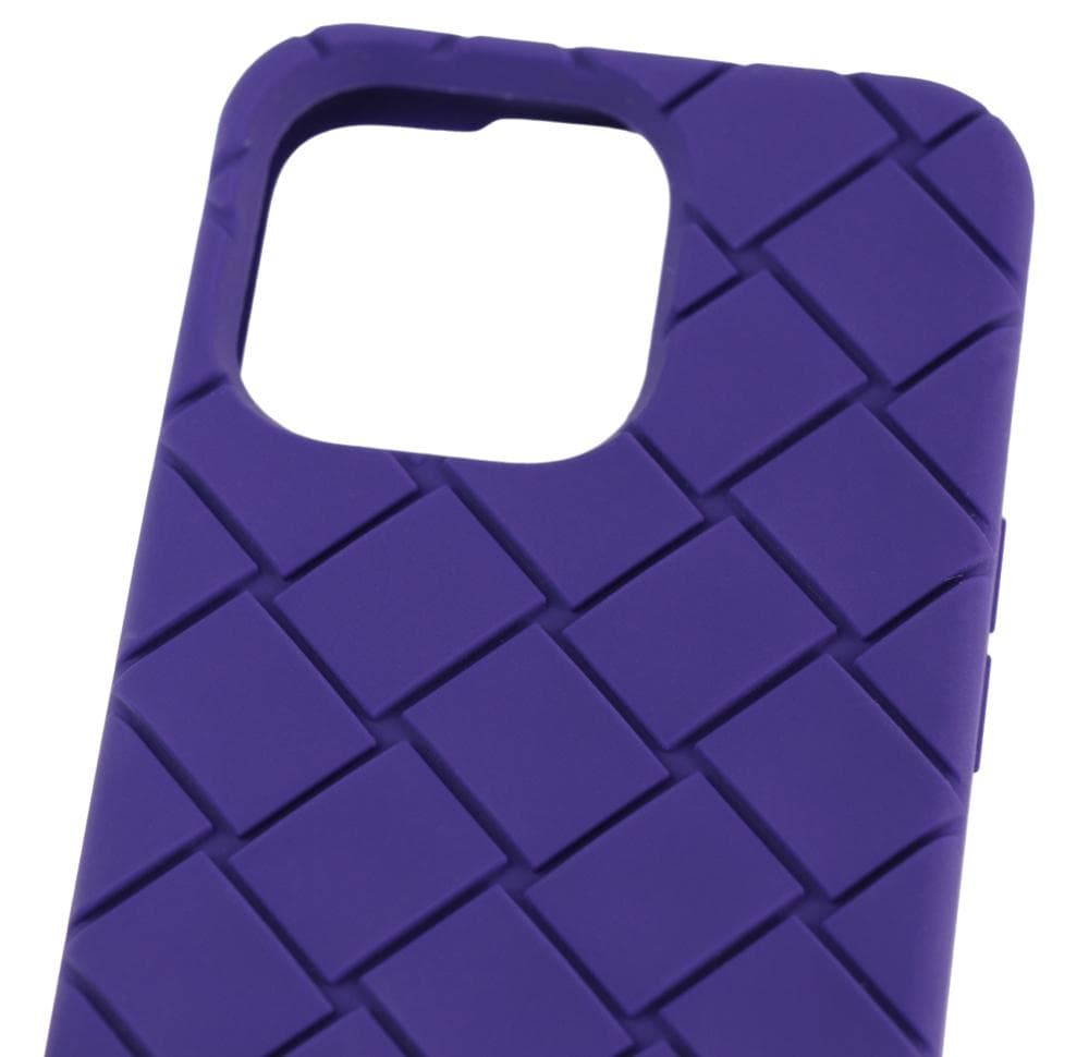 【ボッテガ・ヴェネタ】ラバー iPhone13Pro 対応ケース パープル