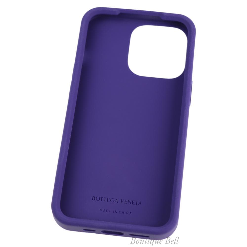 【ボッテガ・ヴェネタ】ラバー iPhone13Pro 対応ケース パープル
