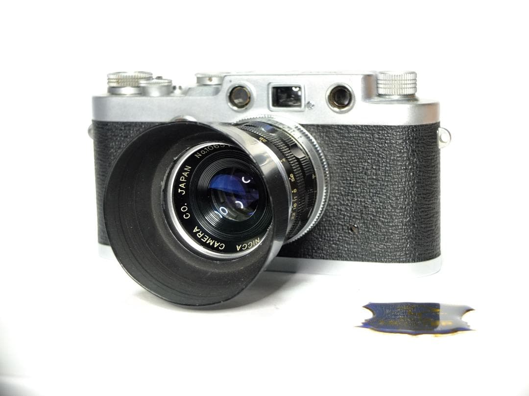 【実写確認整備品】ニッカType33／Nicca50mmf2.8フード付