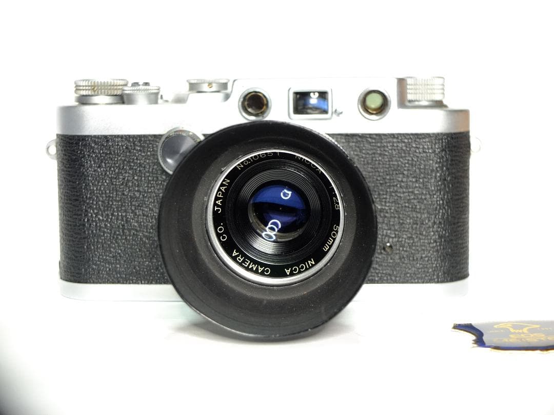【実写確認整備品】ニッカType33／Nicca50mmf2.8フード付