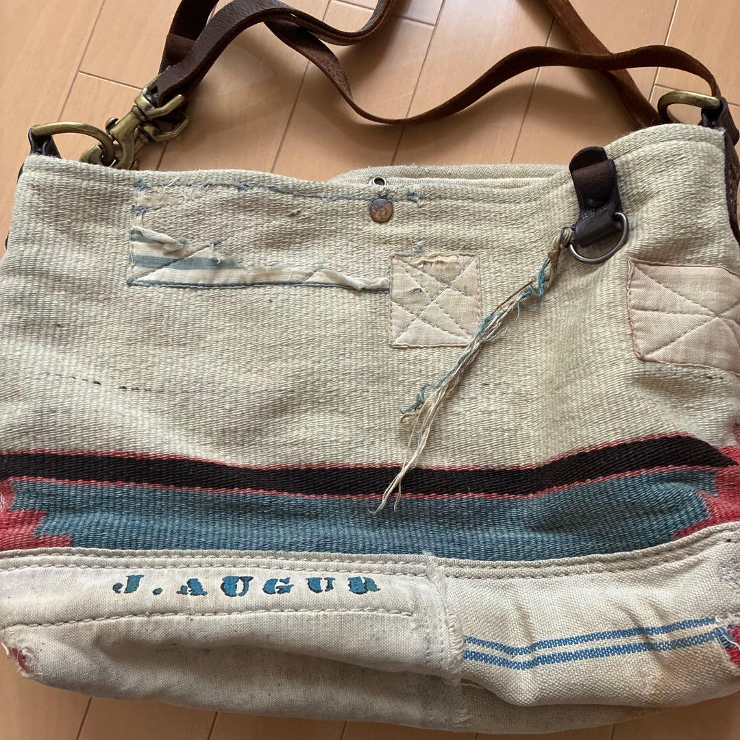 J. AUGUR キャンバスショルダーバッグ